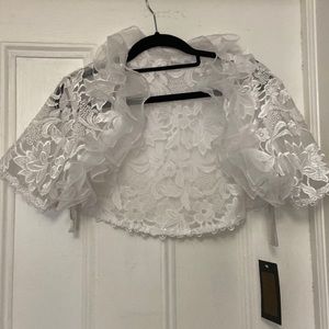 Wedding dress cape
